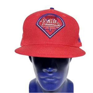New Era 59Fifty Philladelphia Phillies Baseball Cap Hat Fitted 7 3/4